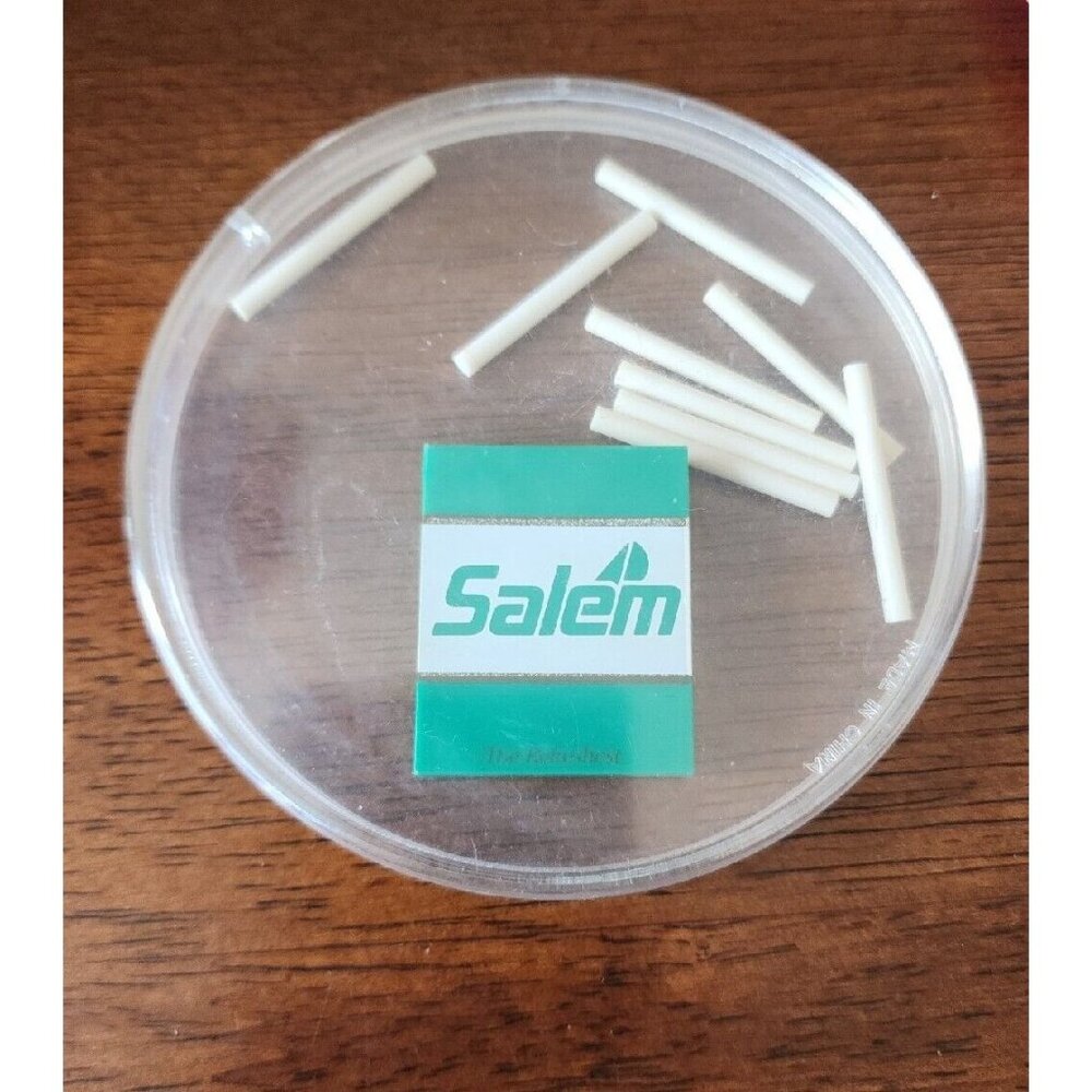 VINTAGE ADVERTISING PLASTIC PUZZLE GAME SALEM CIGARETTES
